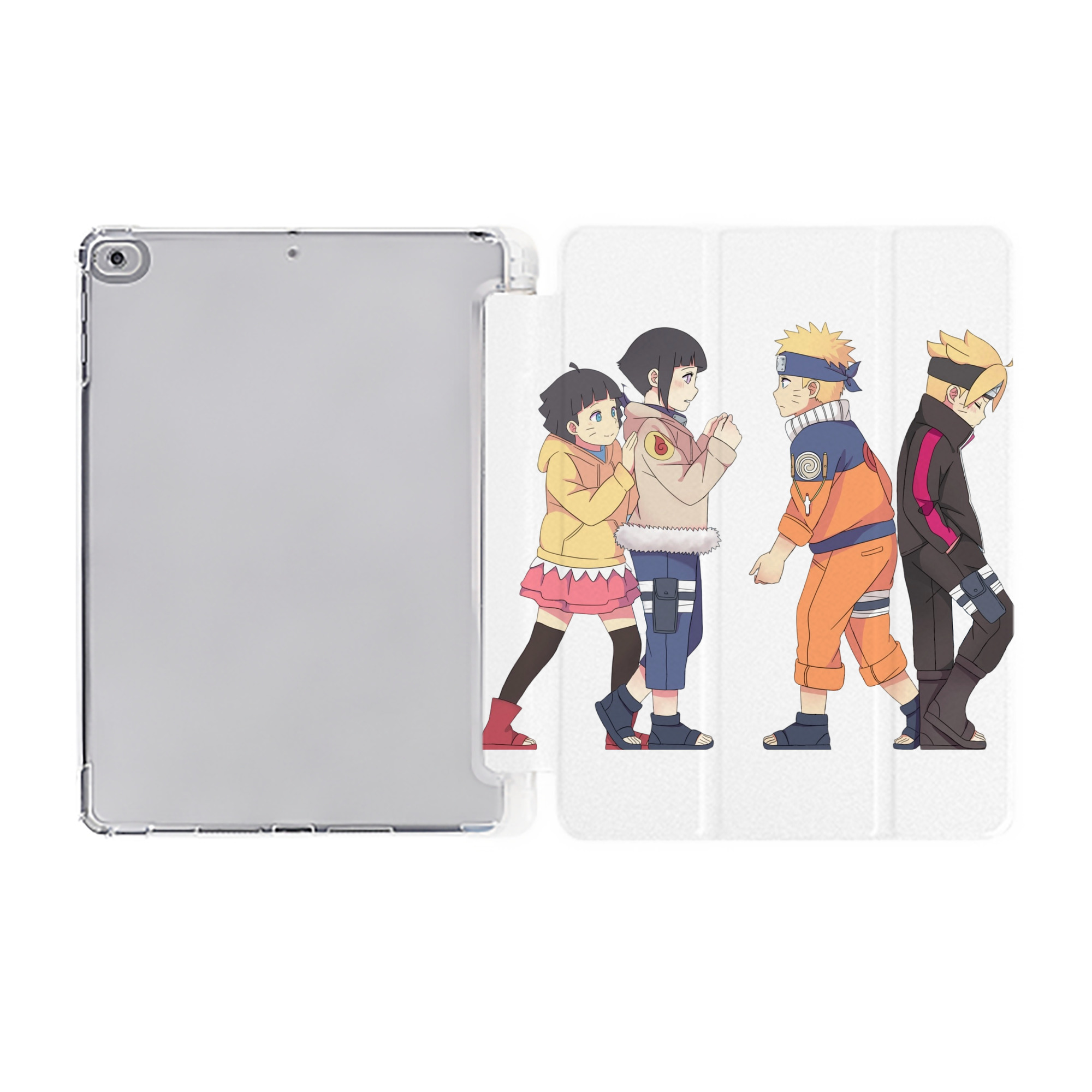 （画像用） NARUTO -ナルト- うずまき ナルト Uzumaki Naruto IPad ケース ペン収納付き 三つ折りスタンド PUレザー×シリコン 対応機種9.5/10.5/10.9インチ